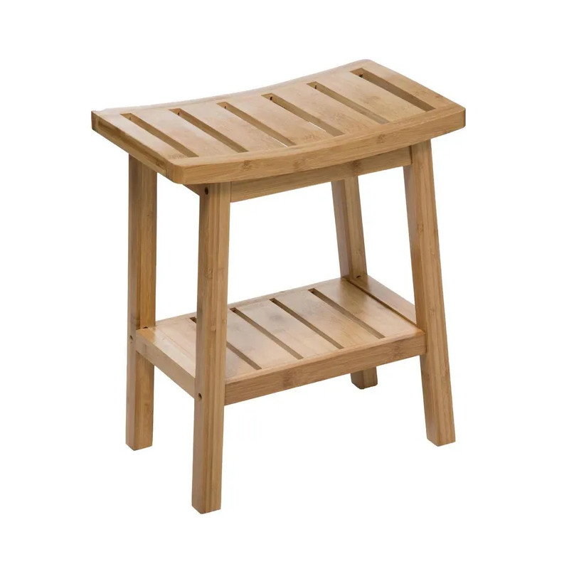 Tabouret rangement bambou