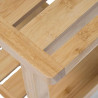 Tabouret rangement bambou