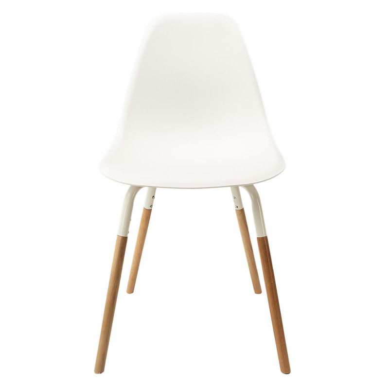 Chaise scandinave phenix blanc - HD7610