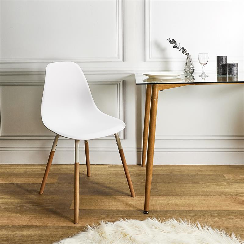 Chaise scandinave phenix blanc - HD7610
