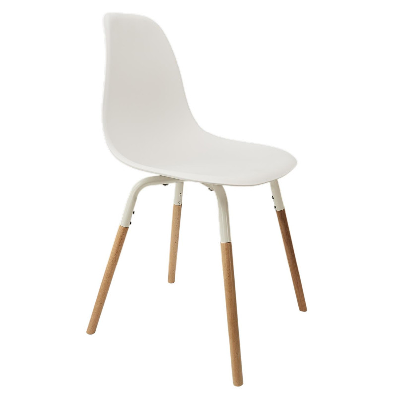 Chaise scandinave phenix blanc - HD7610