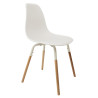 Chaise scandinave phenix blanc - HD7610