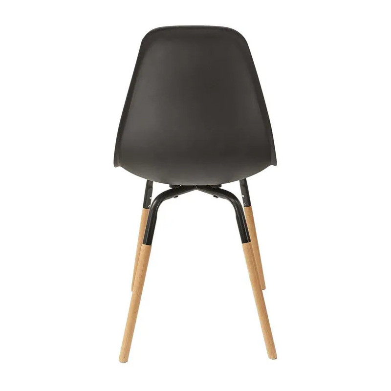 Chaise scandinave phenix noir - HD7609