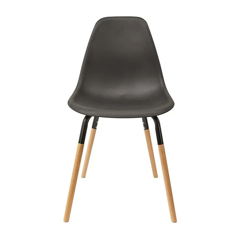 Chaise scandinave phenix noir - HD7609