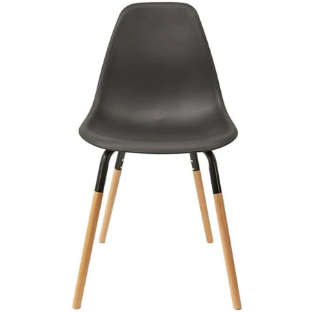 Chaise scandinave phenix noir - HOME DECO FACTORY - HD7609