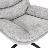 Fauteuil william gris  - HD0353