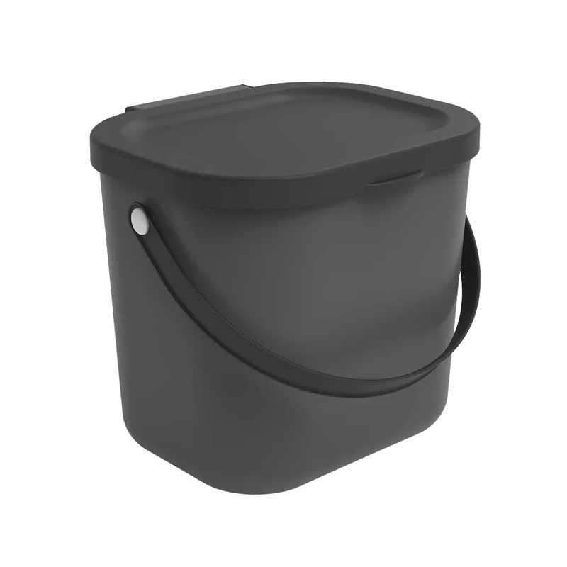 Poubelle 6L Trendy polypropylène anthracite