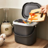 Poubelle 6L Trendy polypropylène anthracite