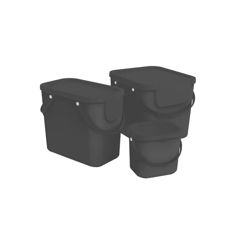 Poubelle 6L Trendy polypropylène anthracite