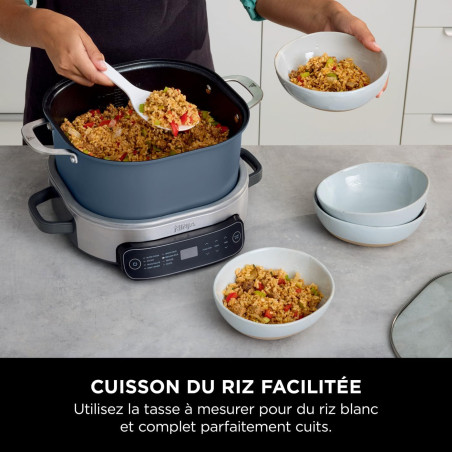 Mijoteuse et cuiseur à riz Possible Cooker 1000W 6L Bleu - NINJA - MC1101EU