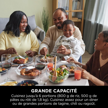 Mijoteuse et cuiseur à riz Possible Cooker 1000W 6L Bleu - NINJA - MC1101EU