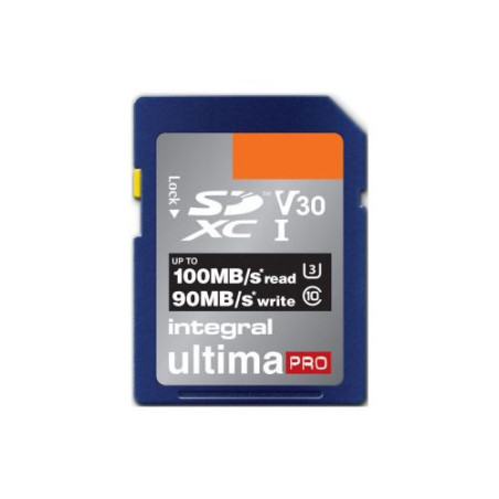 Carte mémoire flash UltimaPro 32Go Bleu - INTEGRAL - INSDH32G-100/70V30