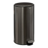 Poubelle ronde à pédale Delta en métal 30L Noir/gris - 5 FIVE SIMPLY SMART