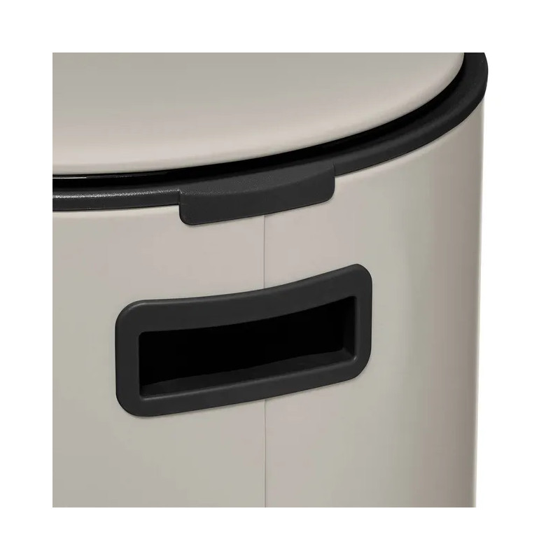 Poubelle DELTA 30L métal argile