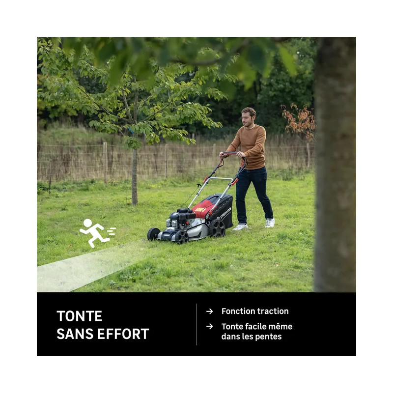 Tondeuse à gazon thermique 149 cm³