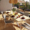 Table de jardin - Lagos - NATERIAL - Blanc - 10 personnes
