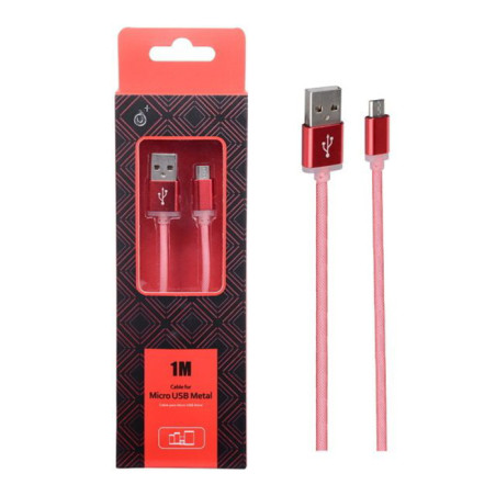 Câble pour smartphone Type micro USB Rouge - ONE PLUS