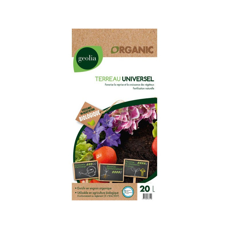 TERREAU UNIVERSEL 20L