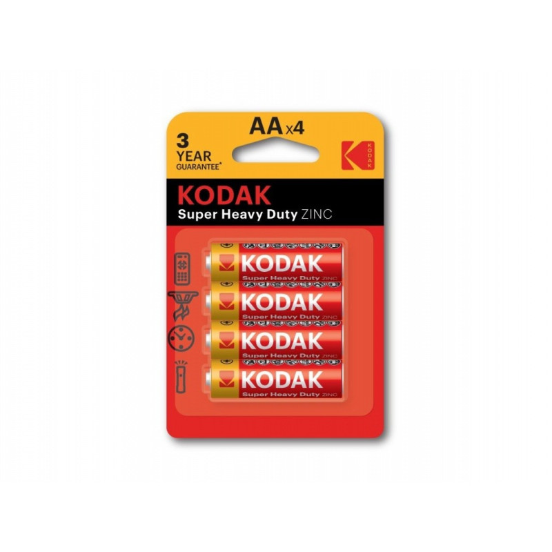 KODAK ZINC AA BATTERY X4