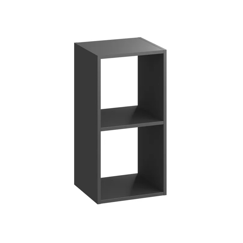 Etagère 2 cases Kub gris