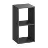 Etagère 2 cases Kub gris