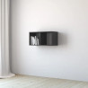 Etagère 2 cases Kub gris