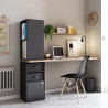 Etagère 2 cases Kub gris