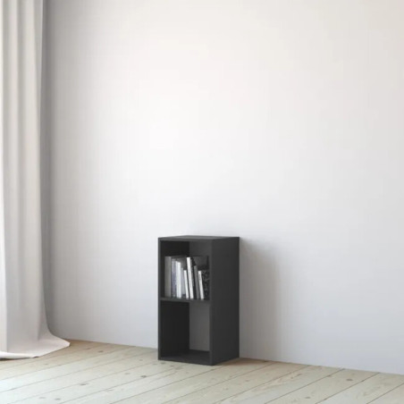 Etagère 2 cases Kub gris