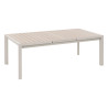 Table de jardin extensible - Evasion - HESPERIDE - Blanc - 10 personnes