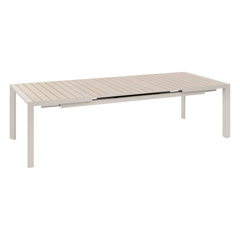 Table de jardin extensible - Evasion - HESPERIDE - Blanc - 10 personnes