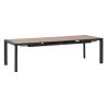 Table de jardin extensible - Evasion - HESPERIDE - Gris anthracite - 8 personnes
