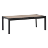 Table de jardin extensible - Evasion - HESPERIDE - Gris anthracite - 8 personnes