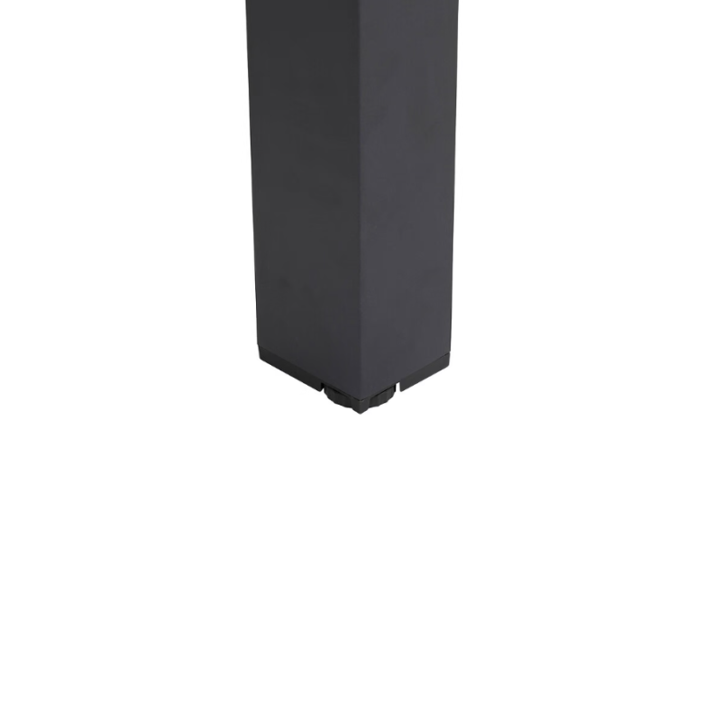 Table de jardin extensible - Evasion - HESPERIDE - Gris anthracite - 8 personnes