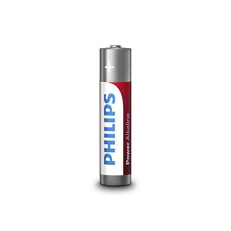 Piles Power Alkaline AAA LR03 1,5V 4 Blister - PHILIPS - LR03P8BP/10