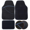 Tapis de voiture elite bleu 4 pcs - PERALINE - PER1290