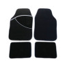 Tapis de voiture elite blanc 4 pcs - PERALINE - PER1291