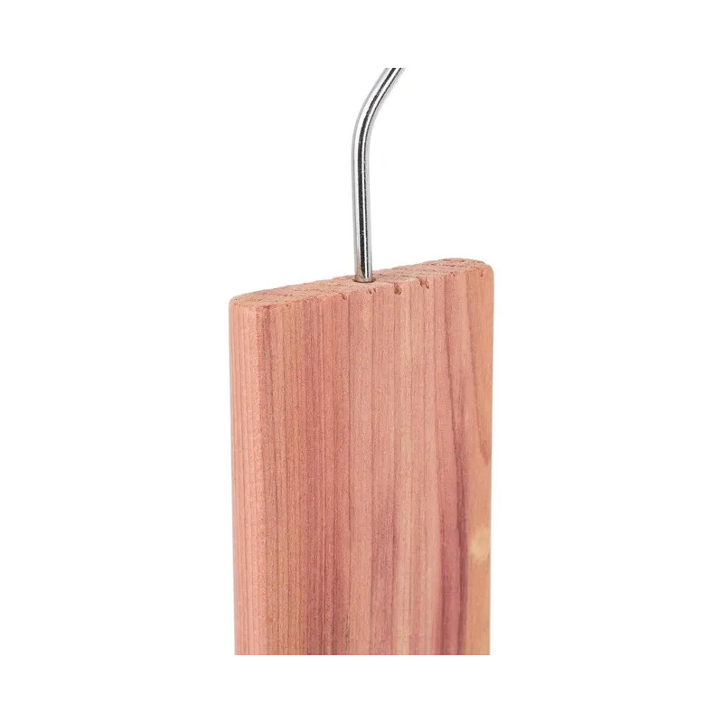 Lot de 2 cintres en cèdre antimite 21cm Naturel - 5FIVE - 119468