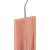 Lot de 2 cintres en cèdre antimite 21cm Naturel - 5FIVE - 119468