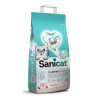 Litière chat agglomérant blanc 10L - SANICAT