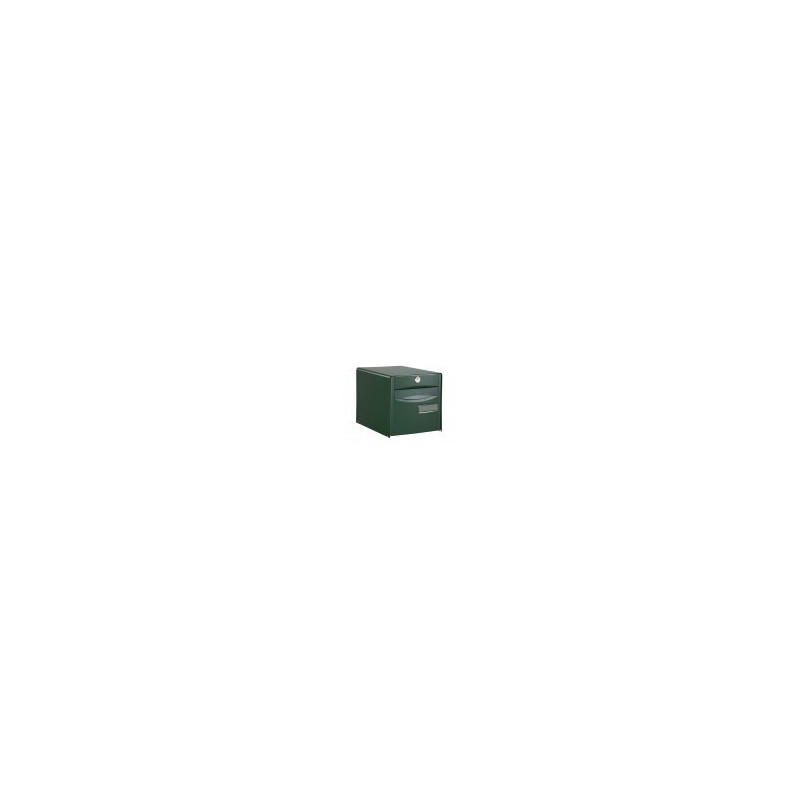 BOITES AUX LETTRES SIMPLE FACE VERT KUBE