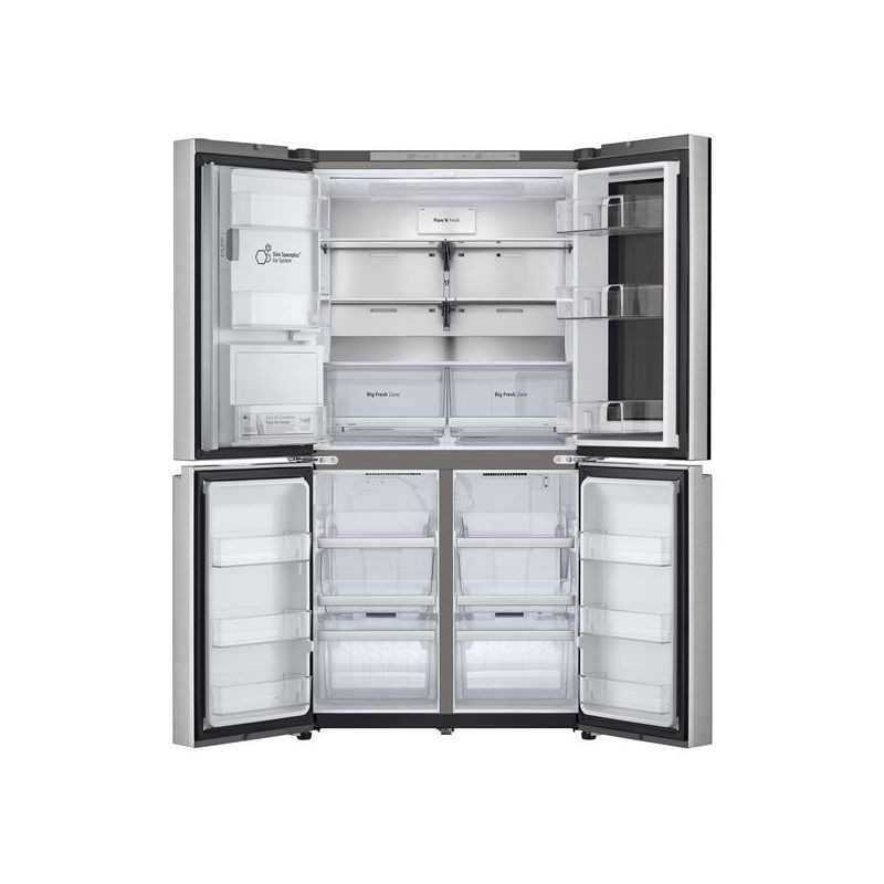 Réfrigérateur side by side 4 portes InstaView 638L Metal Sorbet - LG - GMG960MBJE