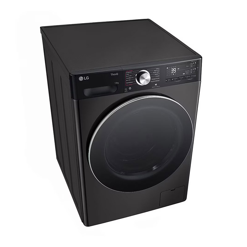 Lave-linge hublot ezDispense Steam 1400tr/min 13kg Noir - LG - F34R92BSTA