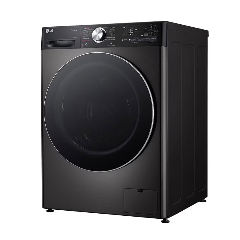 Lave-linge hublot ezDispense Steam 1400tr/min 13kg Noir - LG - F34R92BSTA