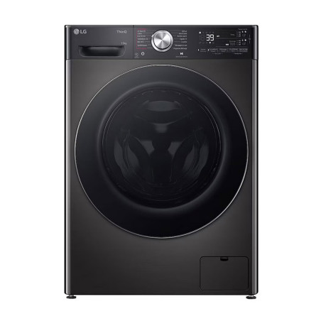 Lave-linge hublot ezDispense Steam 1400tr/min 13kg Noir - LG - F34R92BSTA