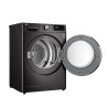 Sèche-linge pompe à chaleur Dual Inverter 9kg Black Steel - LG - RH9V92BS