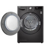 Sèche-linge pompe à chaleur Dual Inverter 9kg Black Steel - LG - RH9V92BS