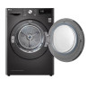 Sèche-linge pompe à chaleur Dual Inverter 9kg Black Steel - LG - RH9V92BS
