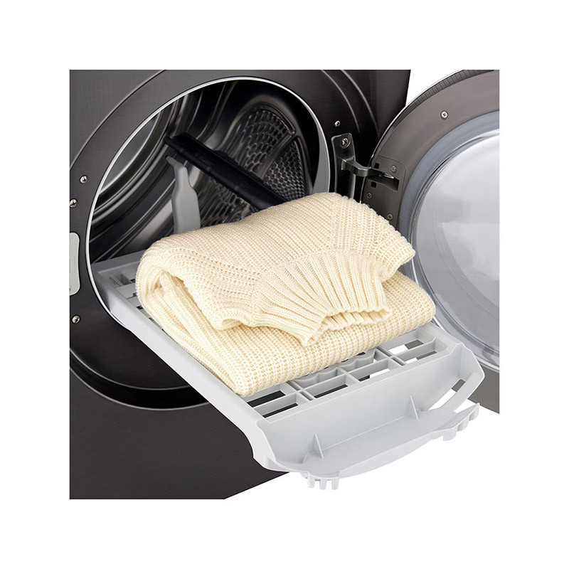 Sèche-linge pompe à chaleur Dual Inverter 9kg Black Steel - LG - RH9V92BS