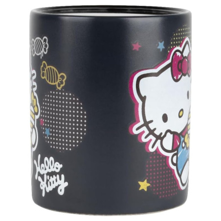 Mug thermoréactif Hello Kitty Bonbons 320ml Noir - KONIX - 10019000016