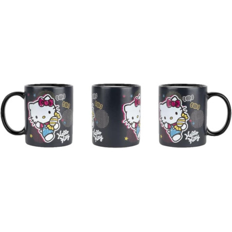 Mug thermoréactif Hello Kitty Bonbons 320ml Noir - KONIX - 10019000016